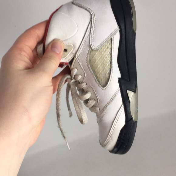 Jordan 5 Retro Fire Red Silver Tongue Men’s 2019 Style - Picture 10 of 15